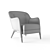 Elegant Molteni & C D.151.4 Lounge Chair 3D model small image 3