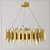Elegant Postmodern Hanging Chandelier 3D model small image 1