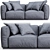 Modern Poliform Shanghai Sofa 3D model small image 4