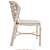 Nicole Hollis McGuire Exalt Side Chair- Beige & Black Variants, Elegant & Modern Design 3D model small image 2