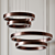 Elegant Rendezvous Pendant Light 3D model small image 1