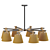 Elegant Textile Lamp: Lampatron NATURA 3D model small image 2