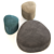 Versatile Pebble Ottoman: Stylish & Space-Saving 3D model small image 2