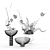 Modern Vases & Plants Collection 3D model small image 2
