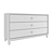 Violet 4-Drawer Chest 3D model small image 3