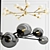 Orion 15-Light Pendant: Modern Elegance 3D model small image 1