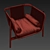 Cozy Reclining Lounger 3D model small image 3
