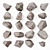 River Stone Splinter - Natural Rock for Decoration 3D model small image 1