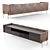 Aston Leather TV Cabinet 3D model small image 2