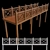 Rustic Wood Bridge 3D model small image 2