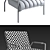 Rekord Retro Revival Chair 3D model small image 3