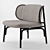 Suzenne Lounge Chair: Modern Comfort 3D model small image 1