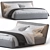 Sophisticated Elegance: Flou Gentleman Bed 3D model small image 1