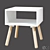Zara-inspired Shelf Table 3D model small image 1