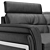 Modern Italian Style: Satis Folk Sofa 3D model small image 2