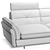 Modern Italian Style: Satis Folk Sofa 3D model small image 5