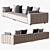 Elegant Freeman Tailor Sofa Minotti 3D model small image 2