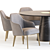 Elegant Poliform Jane Bertoia Dining Set 3D model small image 2