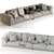 Elevate your space with the Artis Sofa 3D model small image 3
