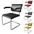 Knoll Cesca Armchair Upholstered - Stylish Modern Seating Option 3D model small image 1