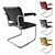 Knoll Cesca Armchair Upholstered - Stylish Modern Seating Option 3D model small image 2