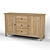 IKEA Hemnes: Elegant and Functional 3-Drawer Console 3D model small image 1