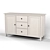 IKEA Hemnes: Elegant and Functional 3-Drawer Console 3D model small image 3