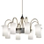 Stilnovo Inspired Eight-Arm Chandelier 3D model small image 1