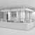 Minimalist Concrete Cafe Design Kit 3D model small image 2