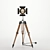 PBR Theater Lamp on Tripod 3D model small image 1