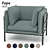 Pepe Modern Armchair 3D model small image 3