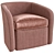 Stylish Edam Swivel Chair: Ultimate Comfort 3D model small image 1