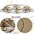 Blossi: Modern Minimalist Chandelier 3D model small image 2