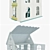 Woodlines Arina Dollhouse: Interactive Design, Turbo Smooth, 60x50x40 cm 3D model small image 3