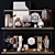 Decorative Shelf Set - HP Decor 3D model small image 1