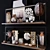 Decorative Shelf Set - HP Decor 3D model small image 4