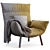 Contemporary Pil Bonaldo Armchair 3D model small image 5