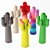 Artistic Cactus Coat Hanger by Gufram 3D model small image 1
