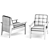 Stylish Olaf Armchair | Classic Design 3D model small image 4