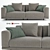 Elevate your space with Nevyll Sofa 3D model small image 1