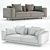 Elevate your space with Nevyll Sofa 3D model small image 3