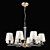 Luxurious Perla Lightstar Pendant Chandelier 3D model small image 1