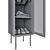 WASKA Wicker Door Wardrobe 3D model small image 5