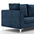 Luxury Charles Denelli Sofa 3D model small image 5