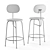 Sleek Modern Patal Chair 3D model small image 3