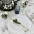 Festive Table Setting: Plates, Glasses, Vase, Candle, Cutlery & Decor 3D model small image 2