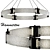 Parallel Circle Chandelier 3D model small image 1
