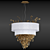 Golden Shadow Pendant Light 3D model small image 1