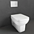 Kohler White Toilet: Sleek and Efficient 3D model small image 1