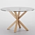 Elegant Arya Dining Table 3D model small image 5